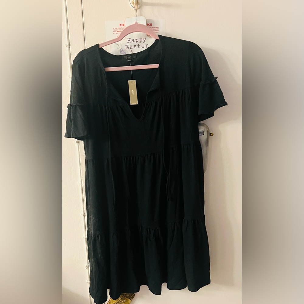 J. Crew Black Mini Dress